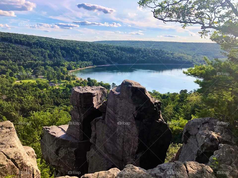 Devils lake Mountain View