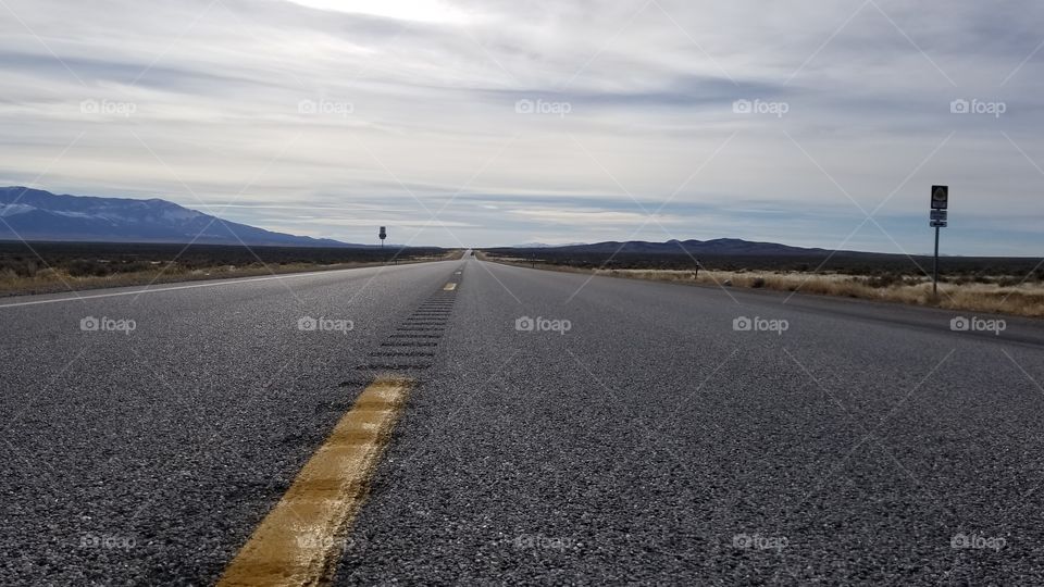journey on a desert highway