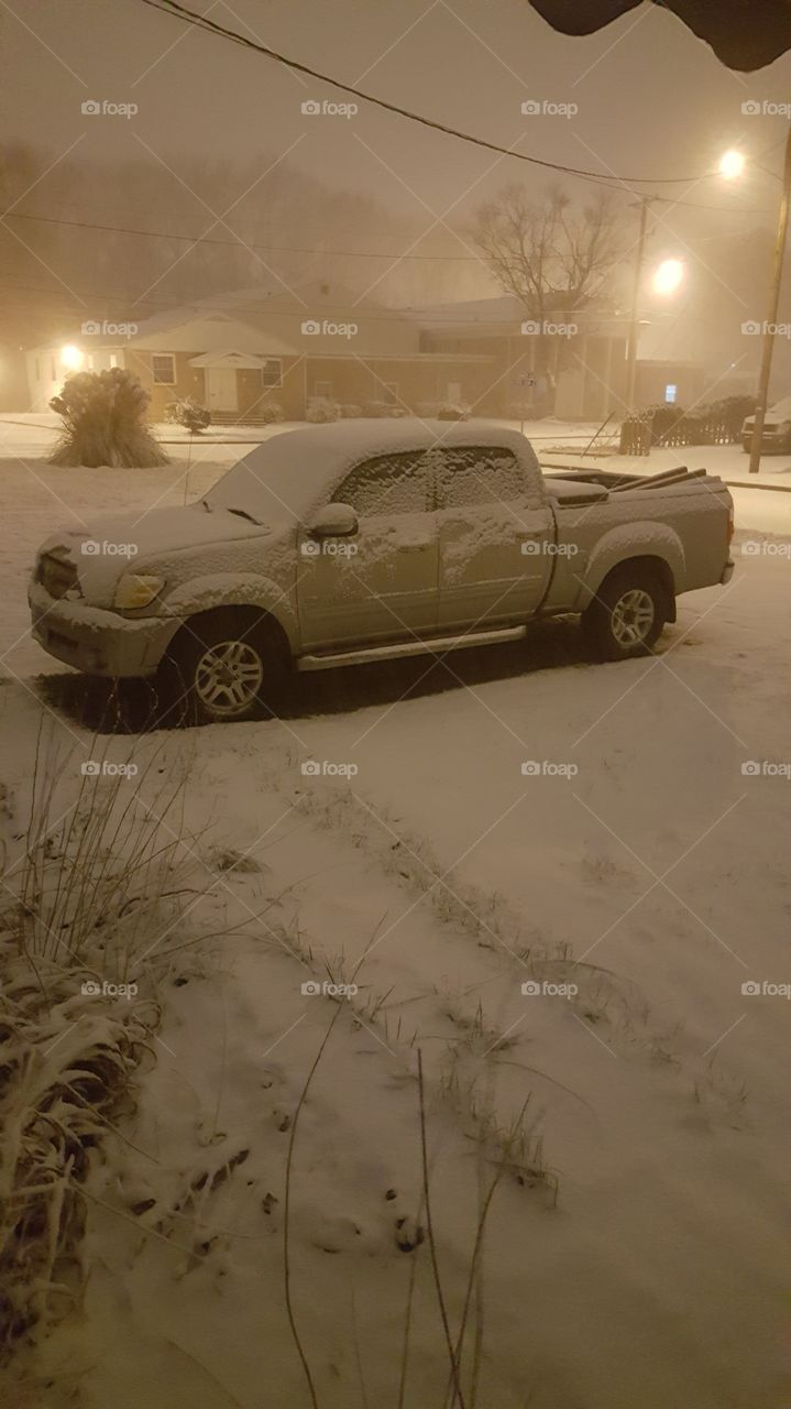 Winter, Snow, Car, Vehicle, Landscape