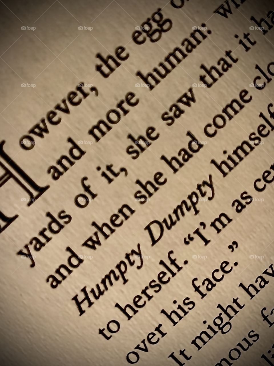 Text from Alice in wonderland 