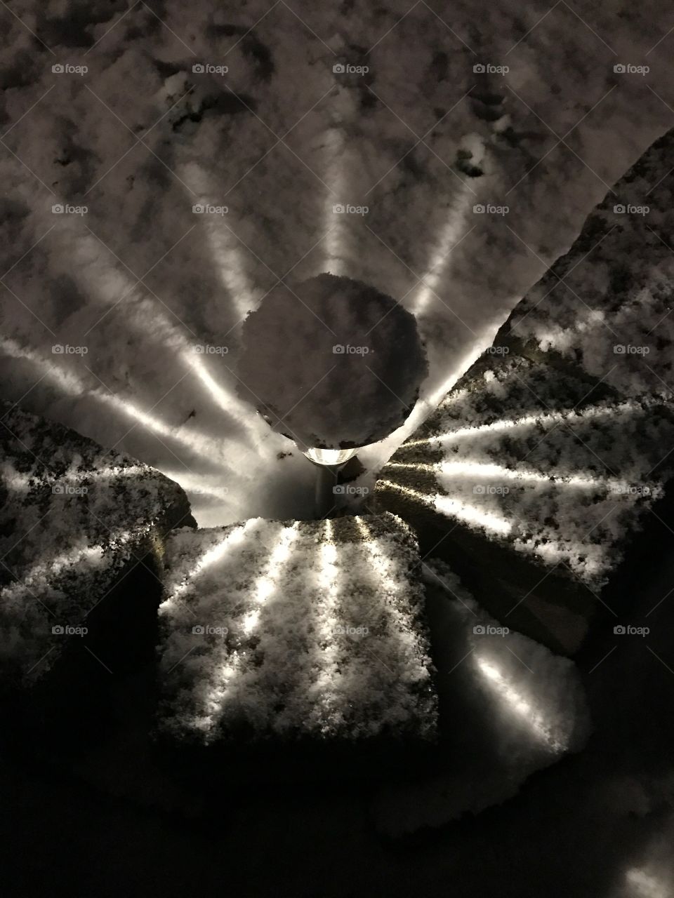 Light in the snow