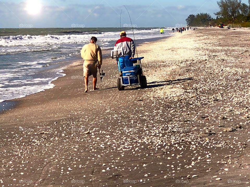 Fisherman at the Ocean.
