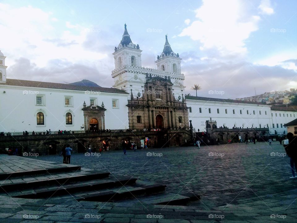 Centro histórico de Quito, Ecuador.