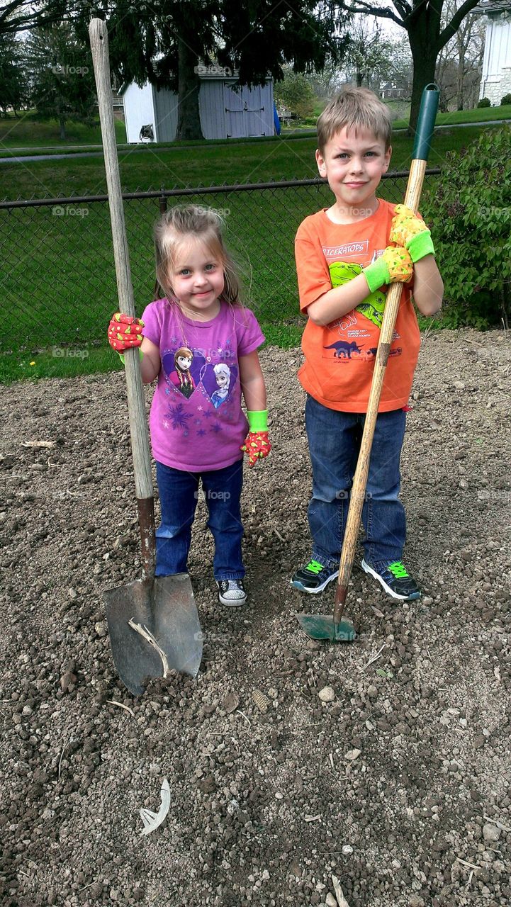 Starting the Kid's Garden