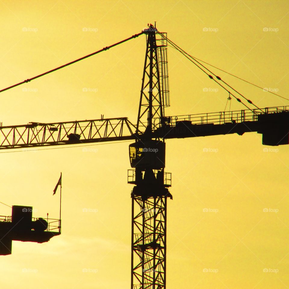 Industry, Crane, Expression, Steel, Sky