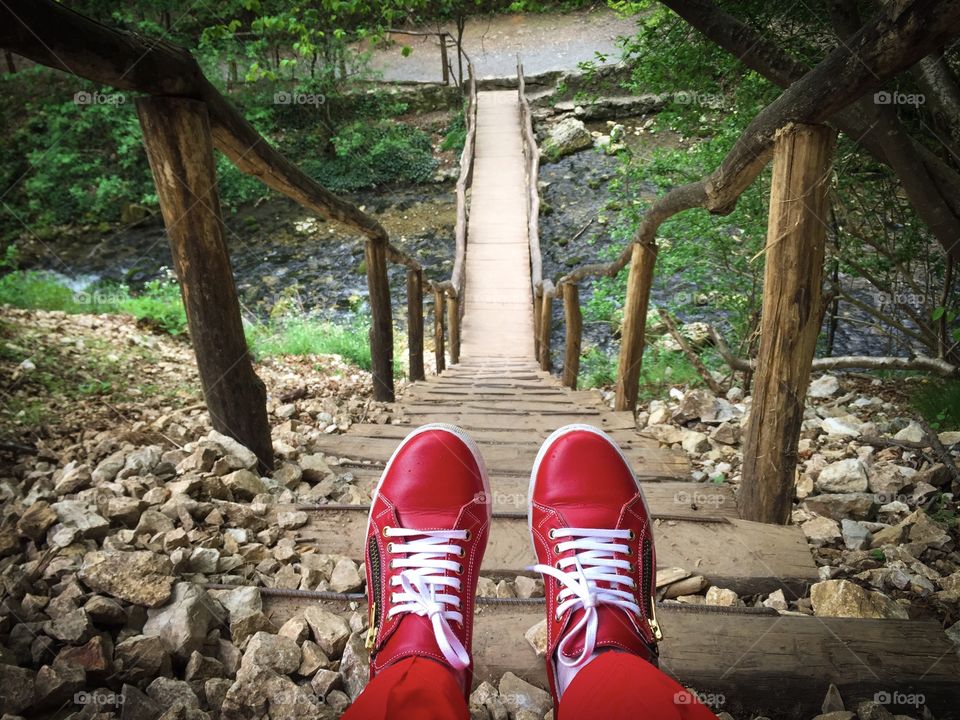 Red shoes