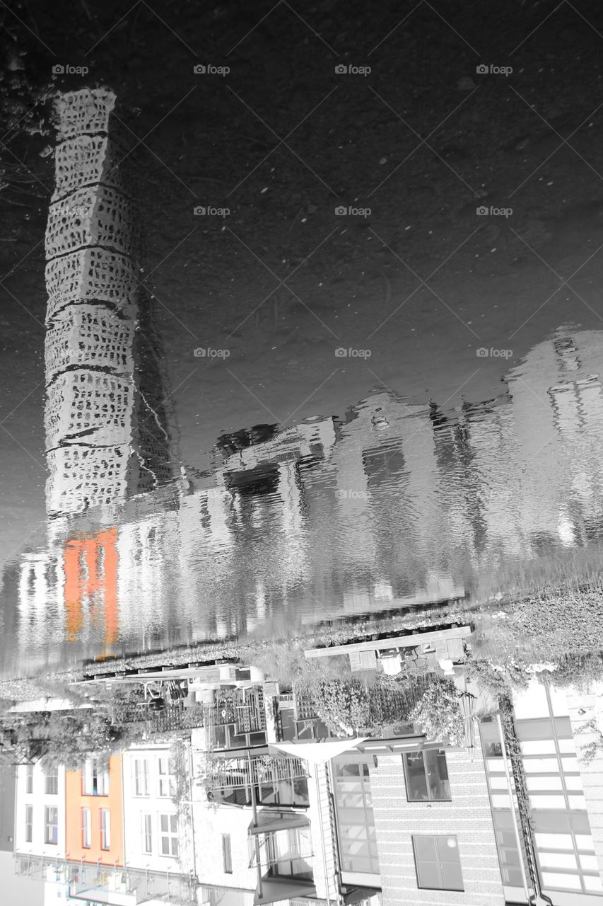 Puddletown. reflection