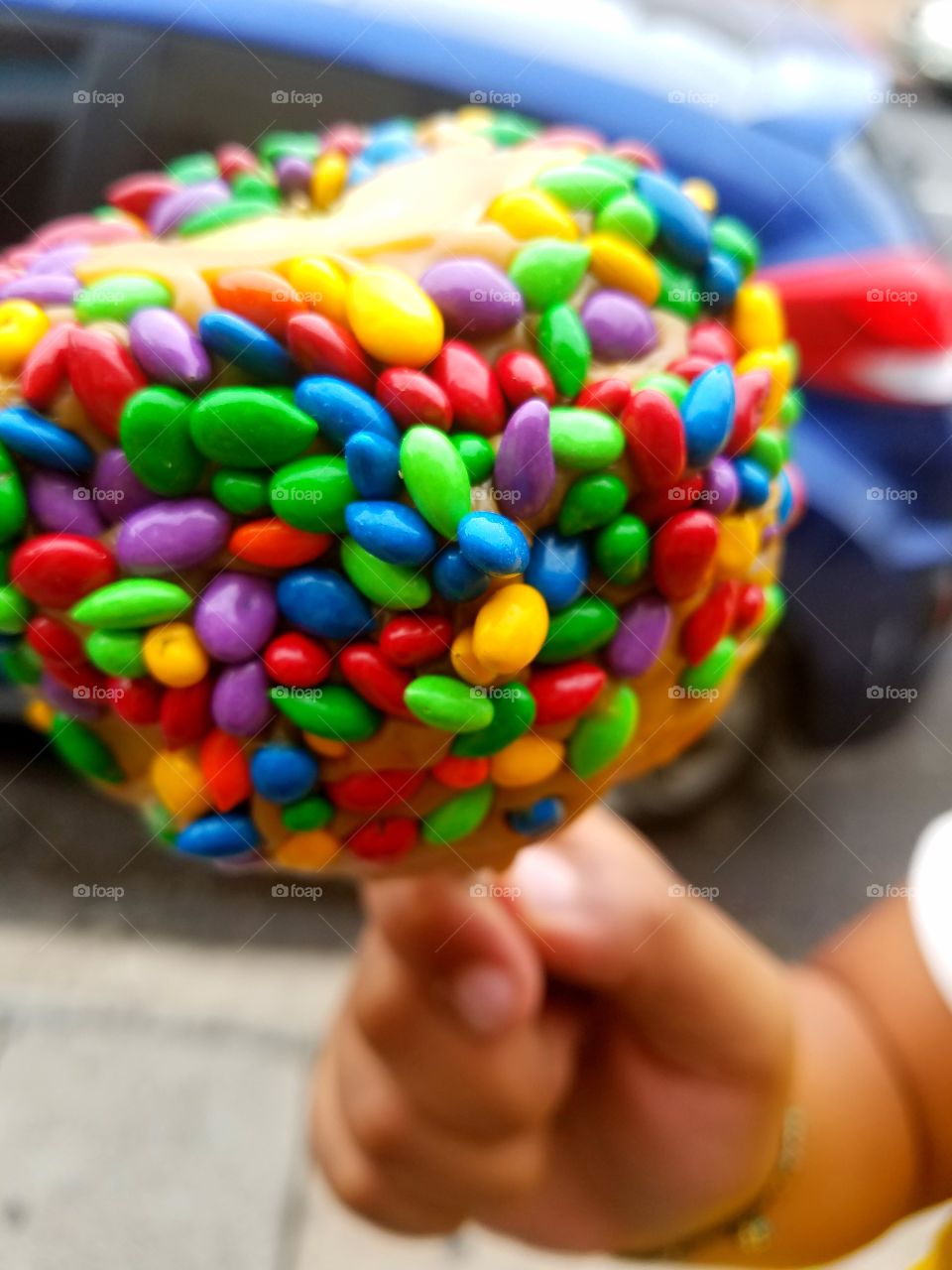 summer fun;candied apple