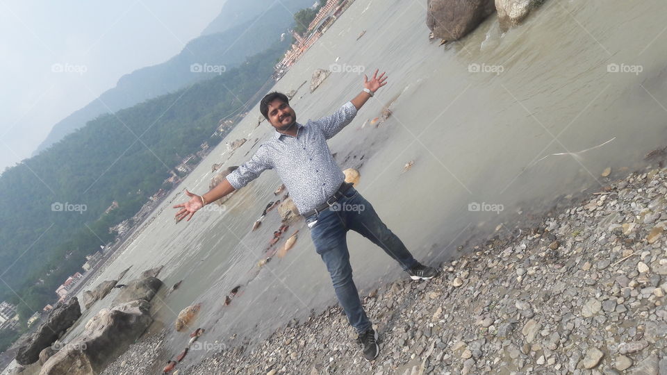at rishikesh INDIA