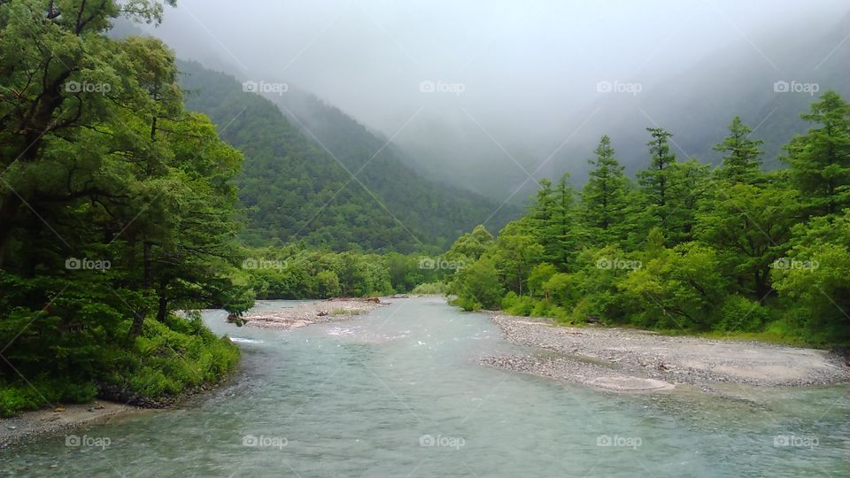 Clear river at Kamikochi
