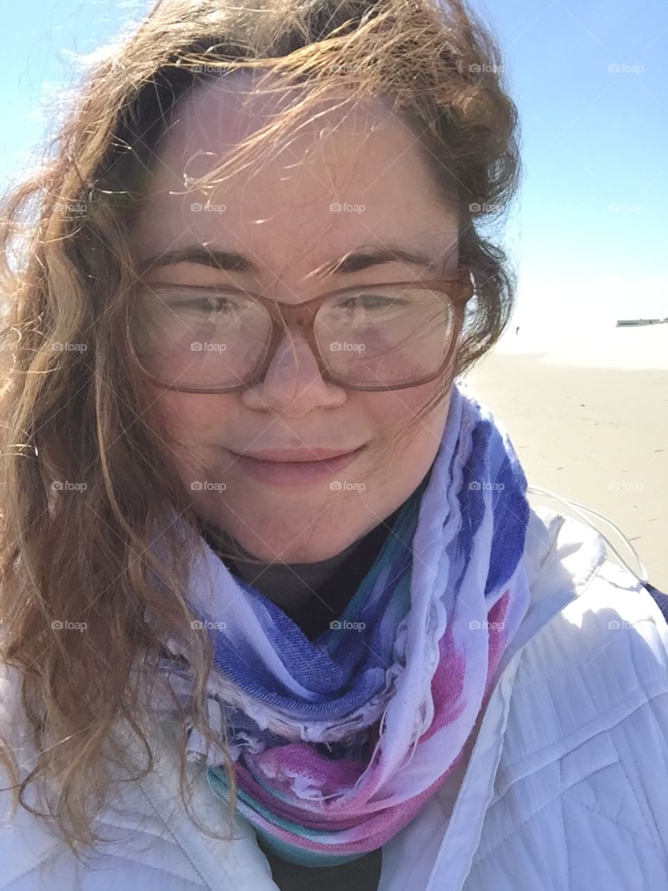 Me at the beach. Standing on the beach in Cape May, NJ
