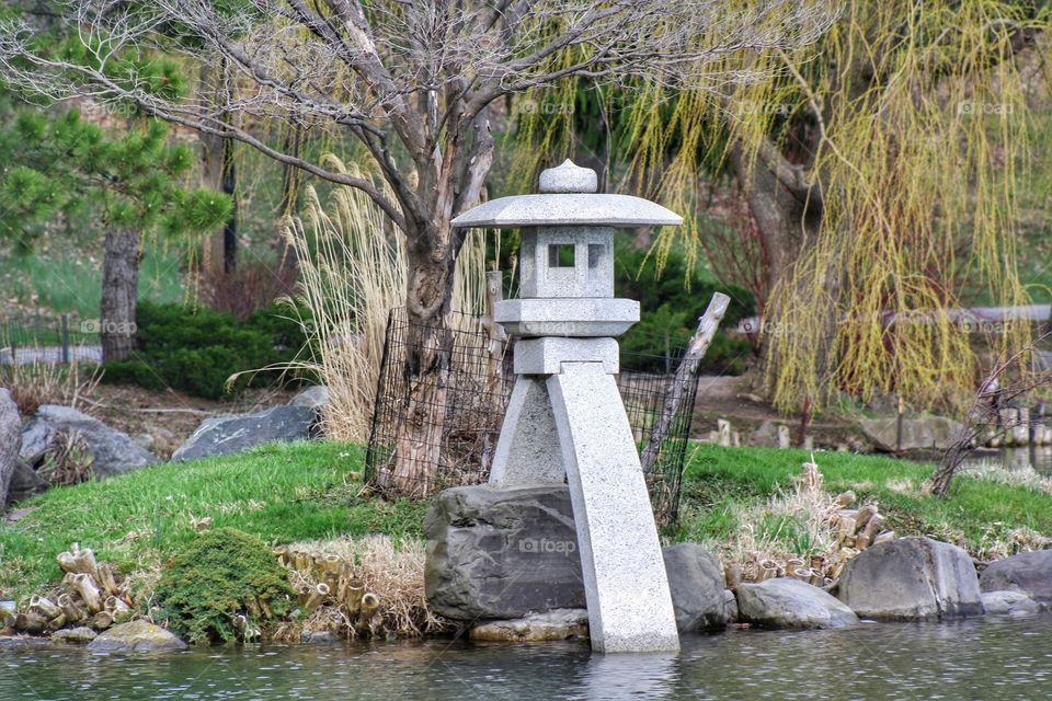 japanese gardens statue