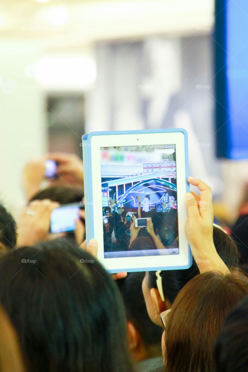 Photographers in Action.