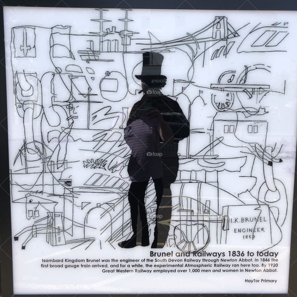 Children’s local history design photo 2 this focuses on the railway builder “ Brunel” a hugely successful railway maker.