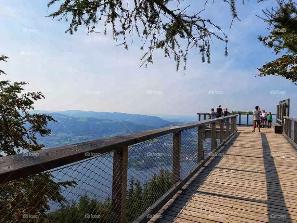A bridge near to clouds