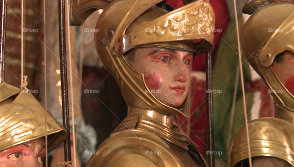 Pupi siciliani. Museo Pitrè, Palermo