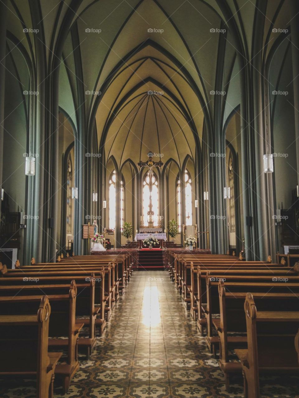 Church aisle