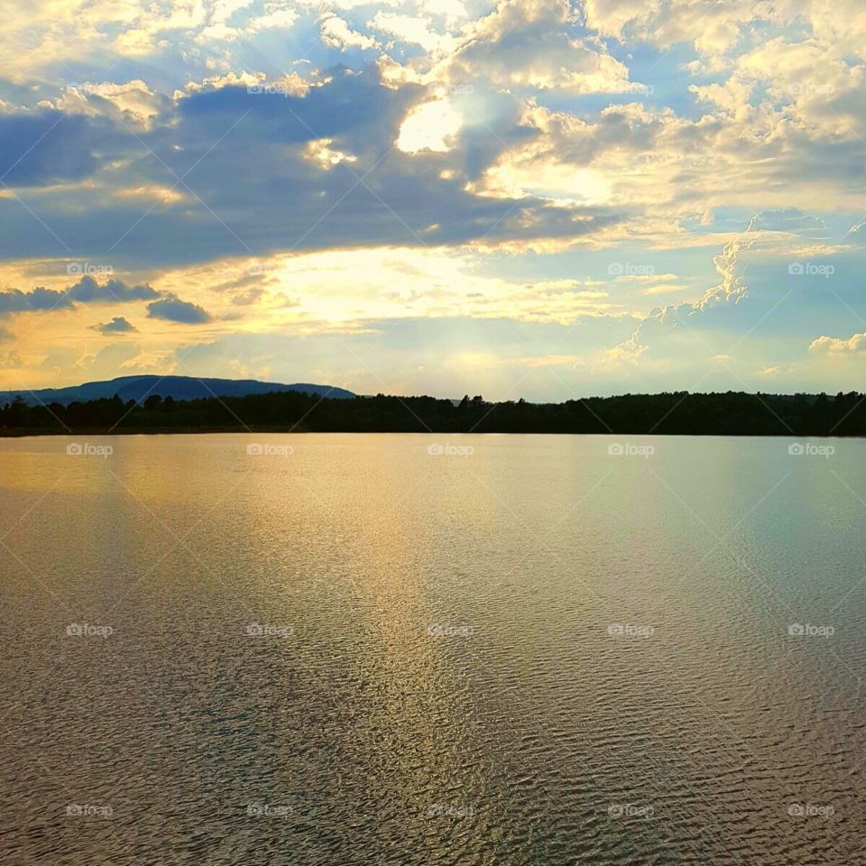 Spring sun reflections near Glasgow!! 