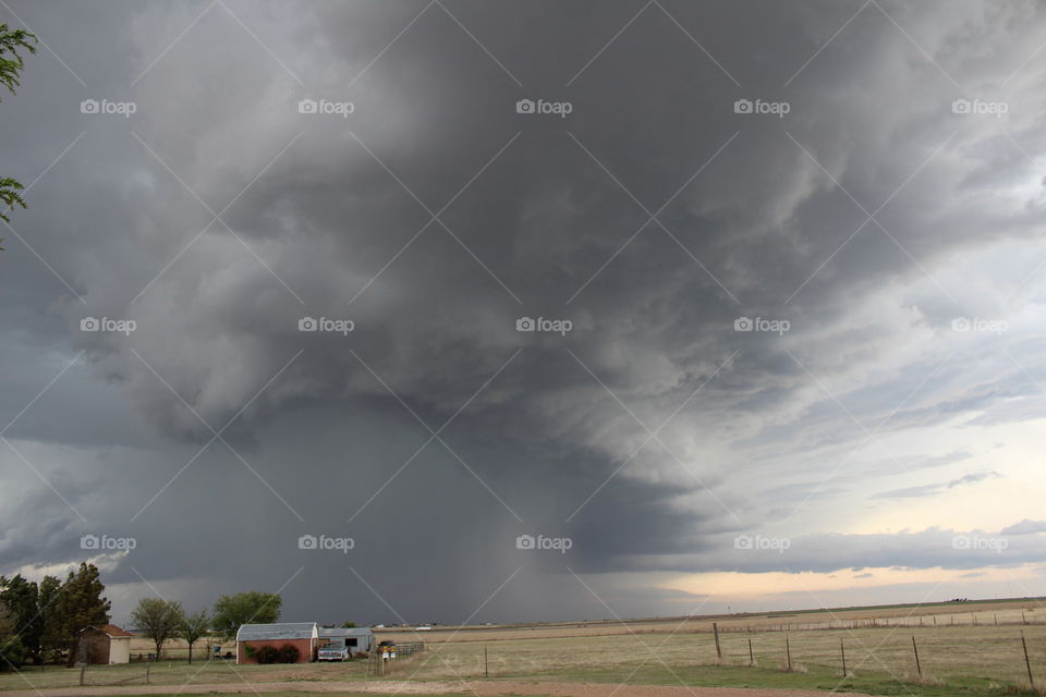 let it rain . storm just east of Amarillo Texas