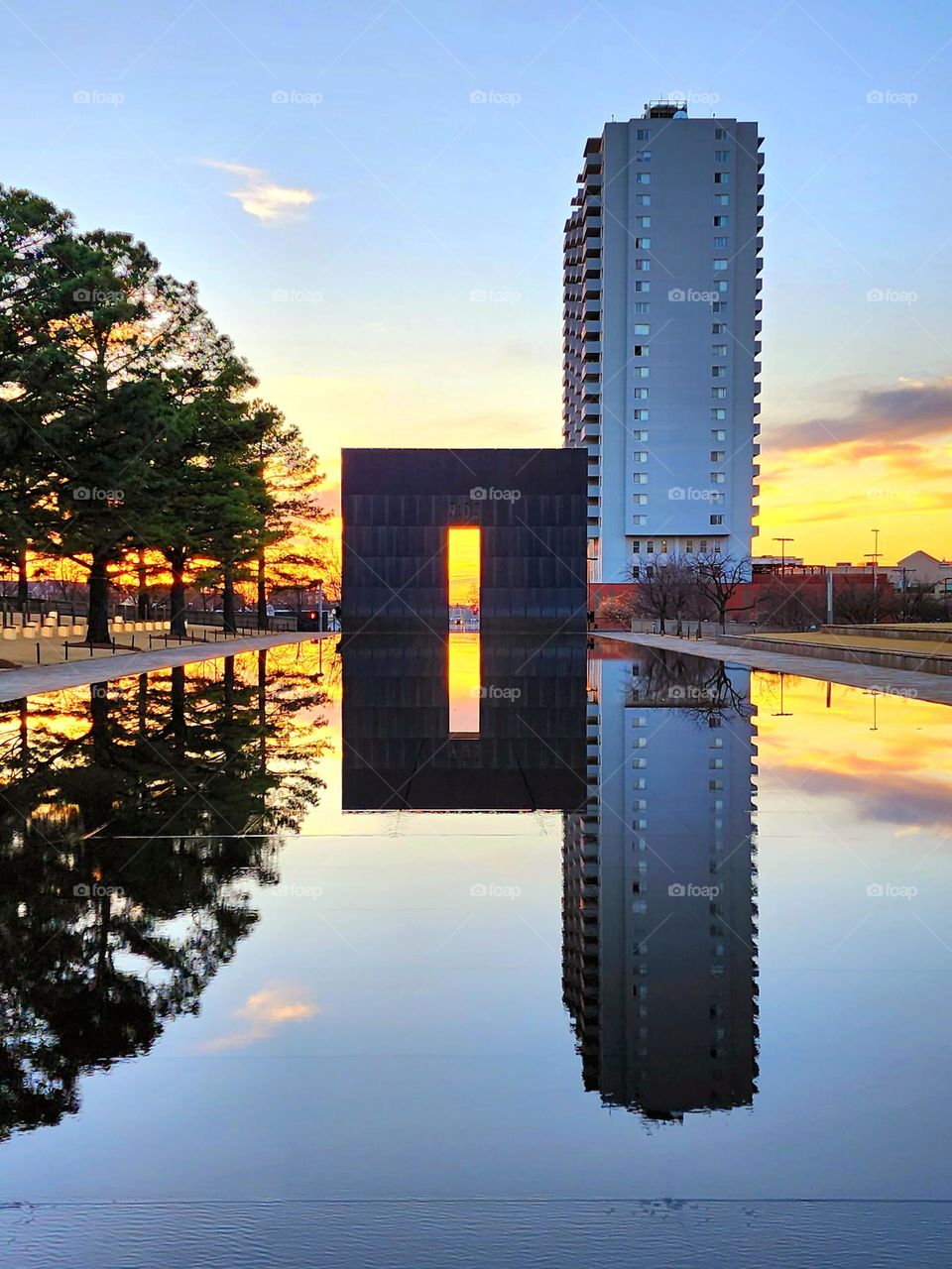 A memorial to the 168 people killed in the 1995 Oklahoma City Bombing is both moving and beautiful