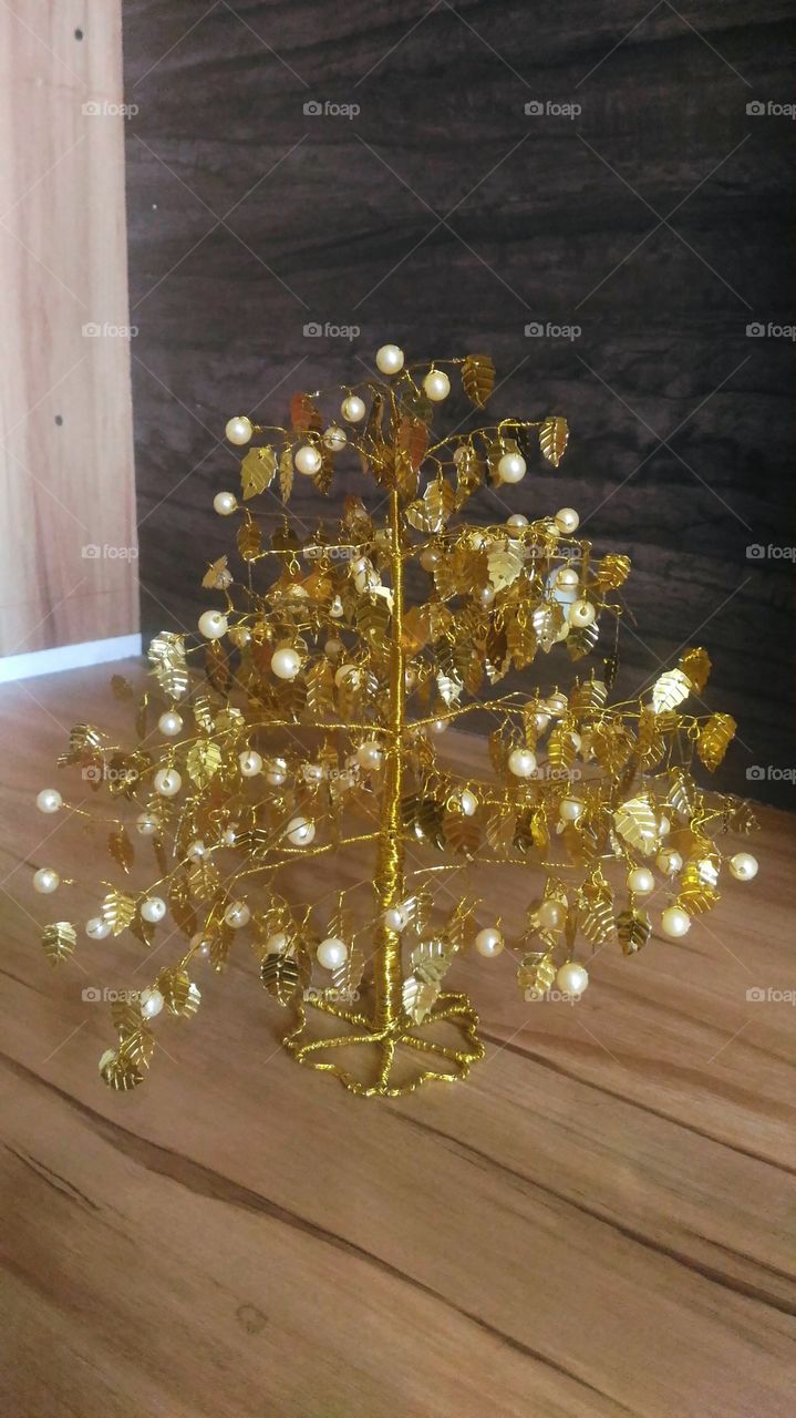Golden Decorative Tree