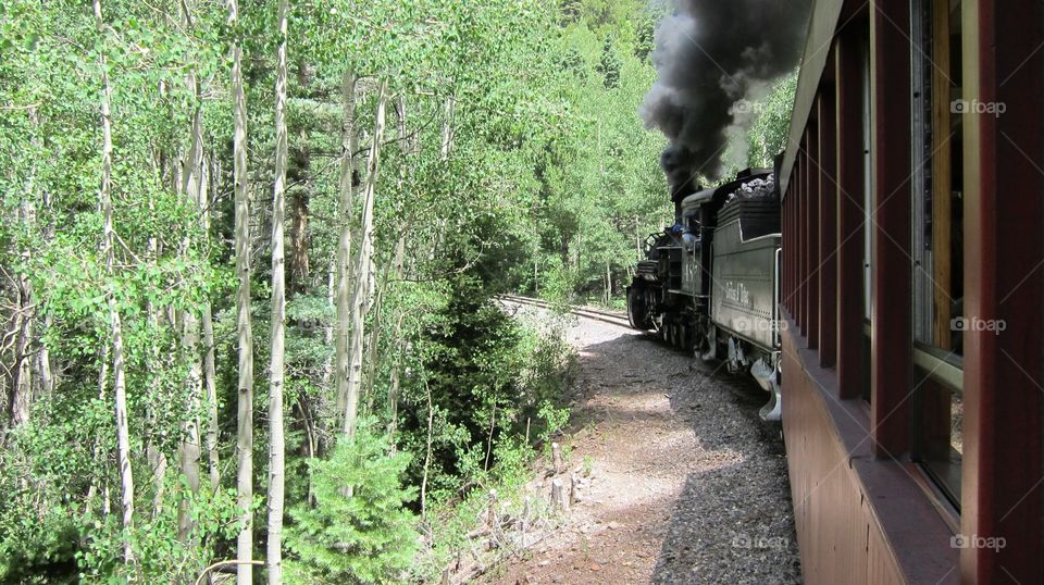 Narrow gauge railway in Colorado
