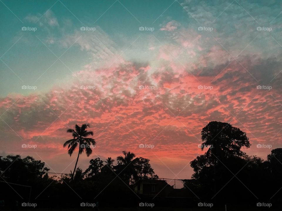 Sunrise in kanniyakumari 