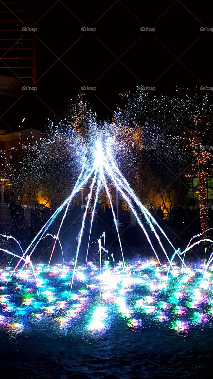 Fountain show in Las Vegas
