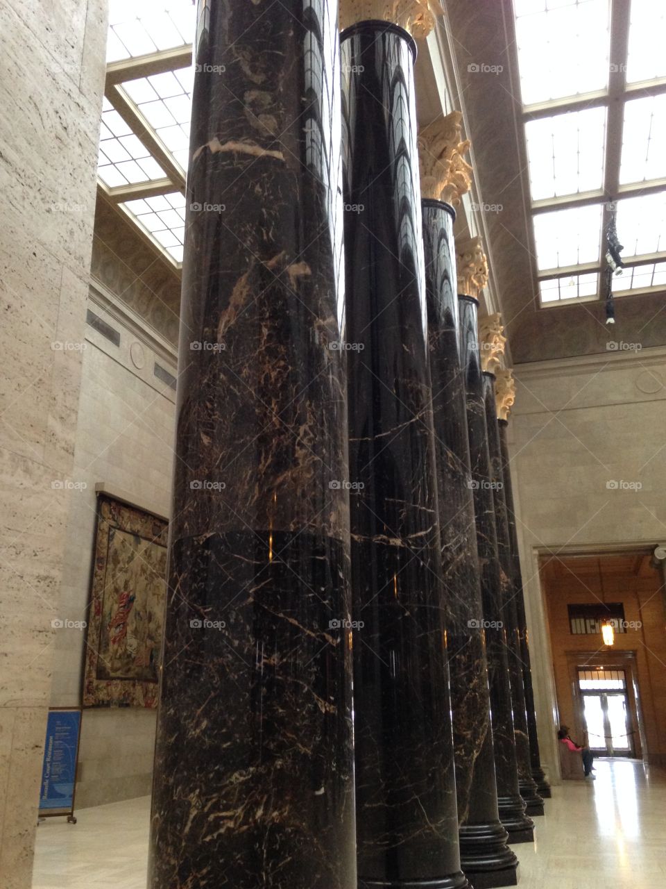 Marble columns 