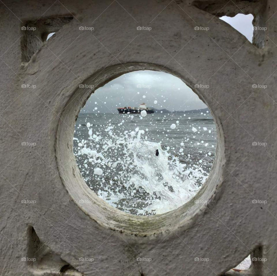 Um dia de maré alta.