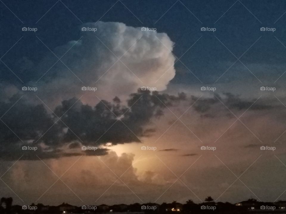 Clouds and Lightning