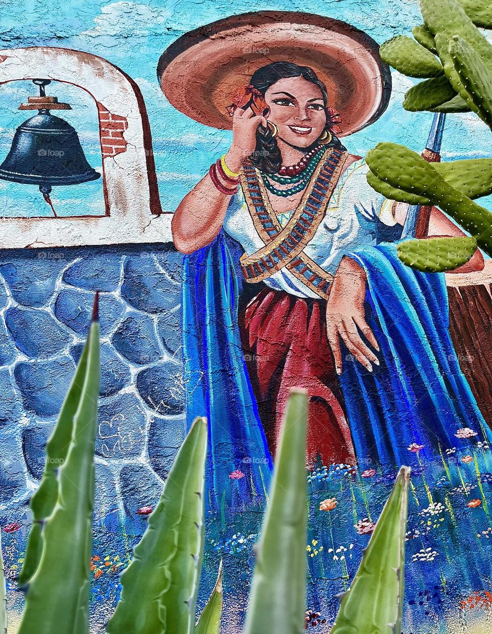 Mexican woman street art