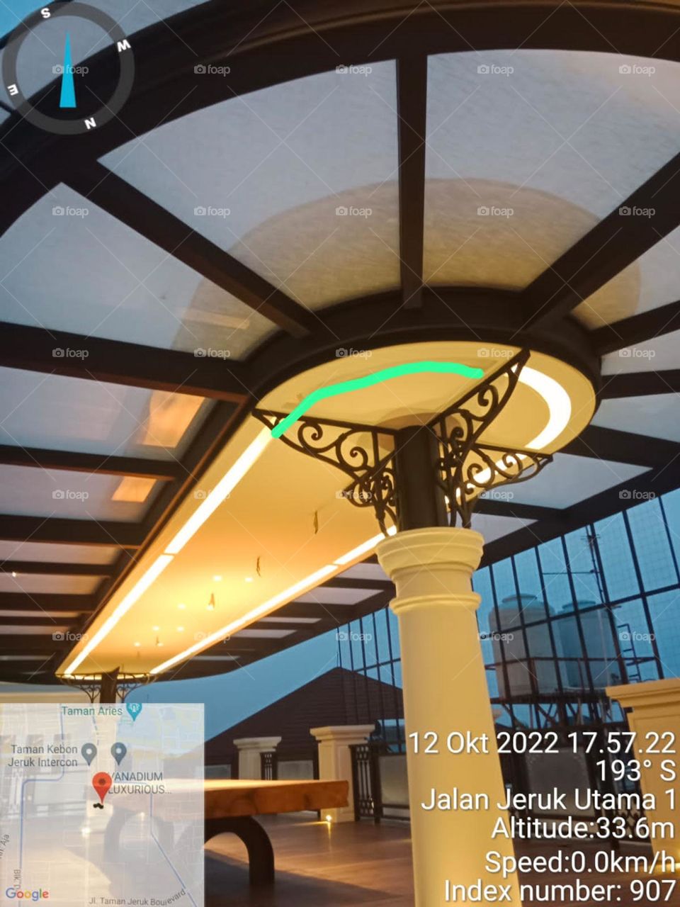 ceiling light interior