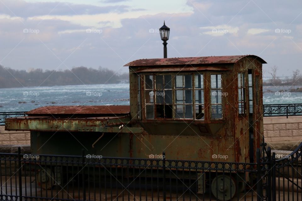 Old train car