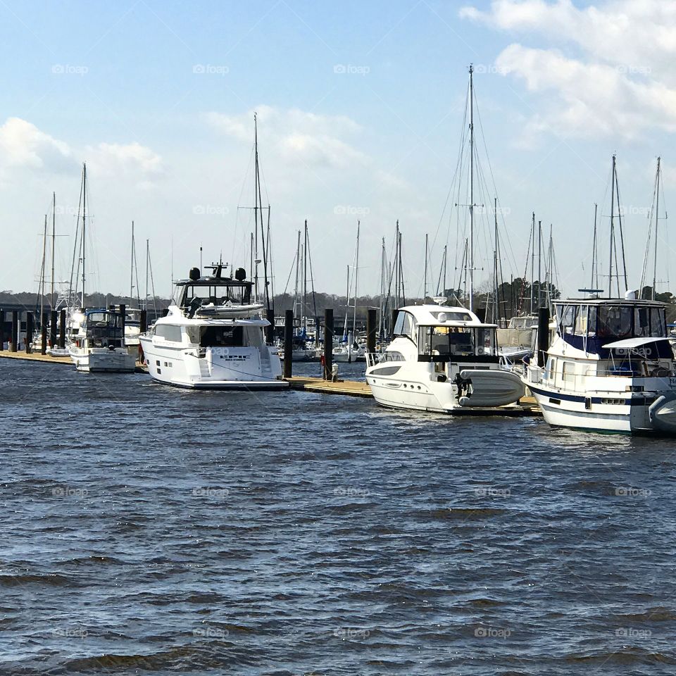 Boats on Trent River 