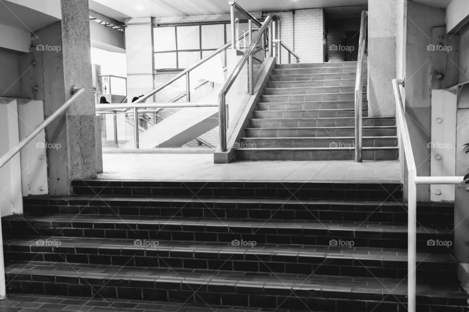 Multiple flight of staircases in one location