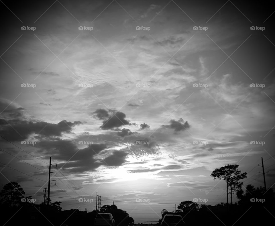 clouds grayscale