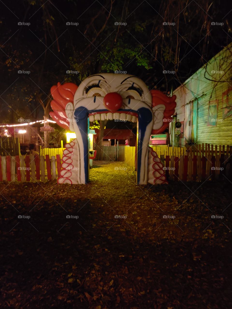 Haunted House Clown Entrance