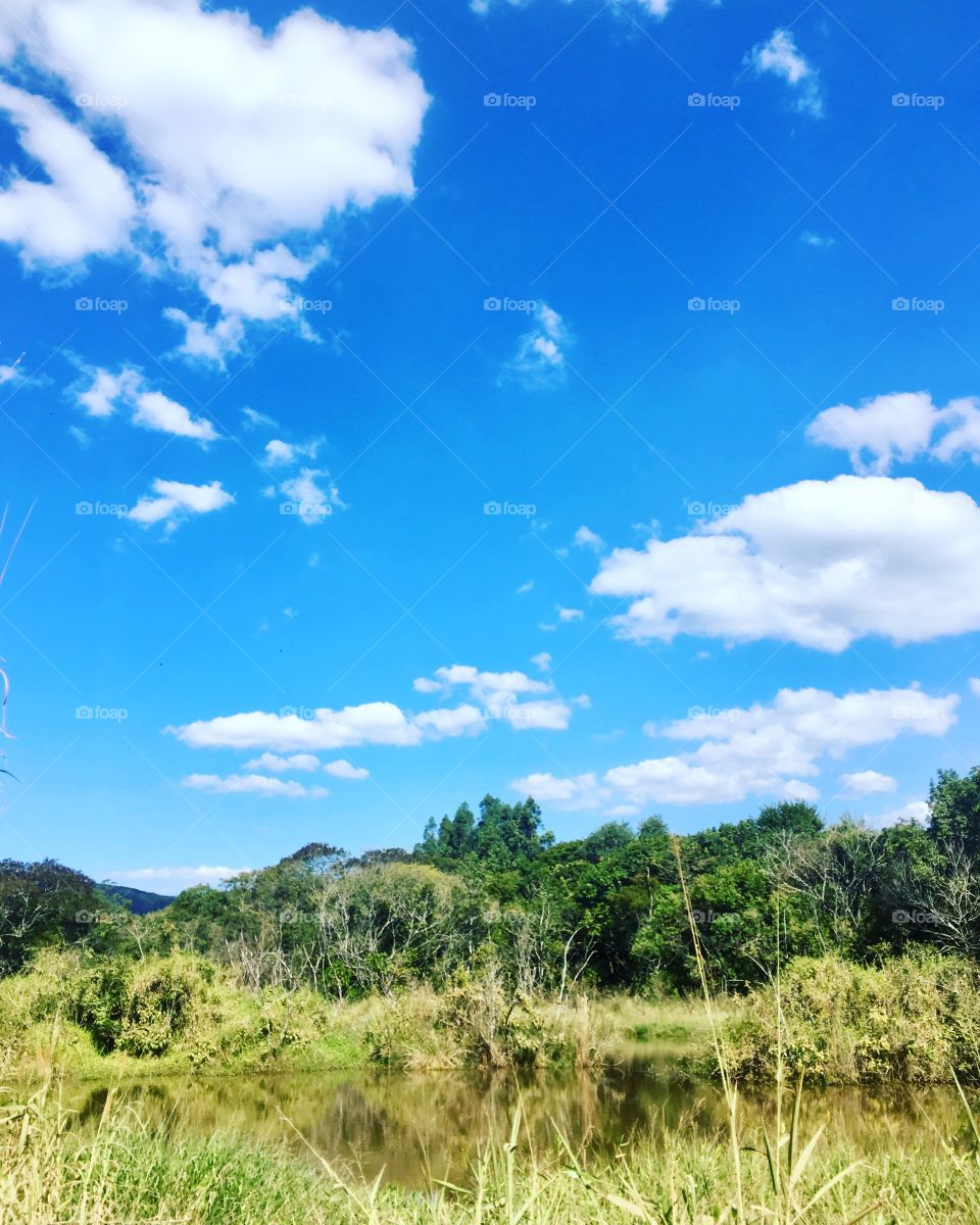 Um lago, um pouco de mato e o céu azul.
É tão difícil assim encontrar um recanto caipira de paz?
📸
#FOTOGRAFIAéNOSSOhobby
#paisagem #natureza #photooftheday #caipira #landscapes #fotografia 