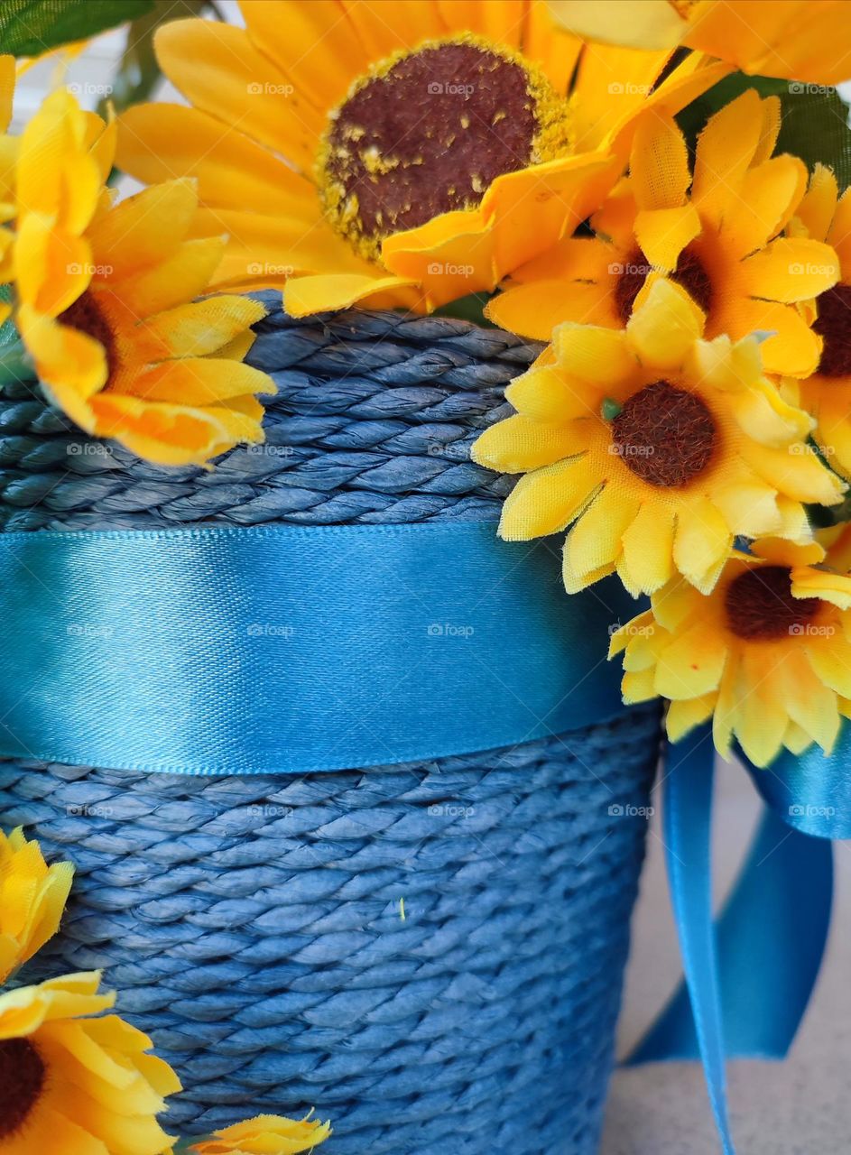 Complementary Colors, Flower Pot