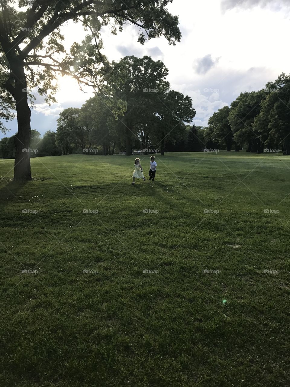 Running around together!!