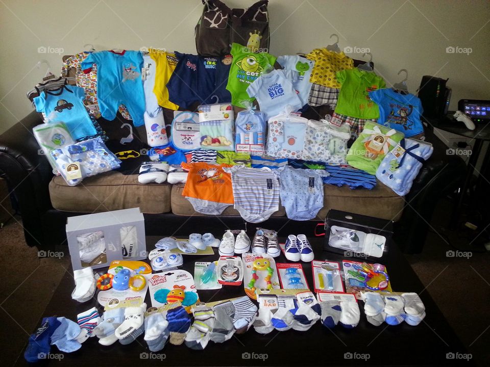 Baby Stuff. when I first found out it was a boy I went shopping crazy