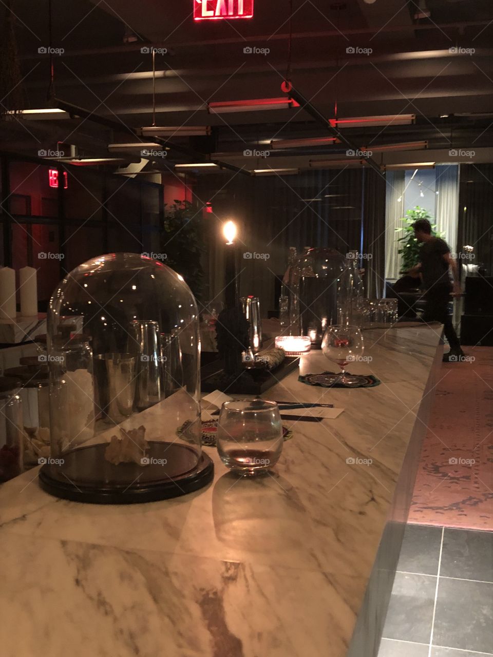 Bar at the assemblage 