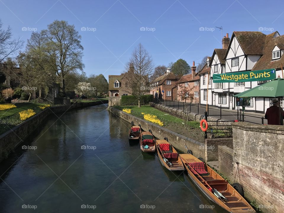 Canterbury river scene 