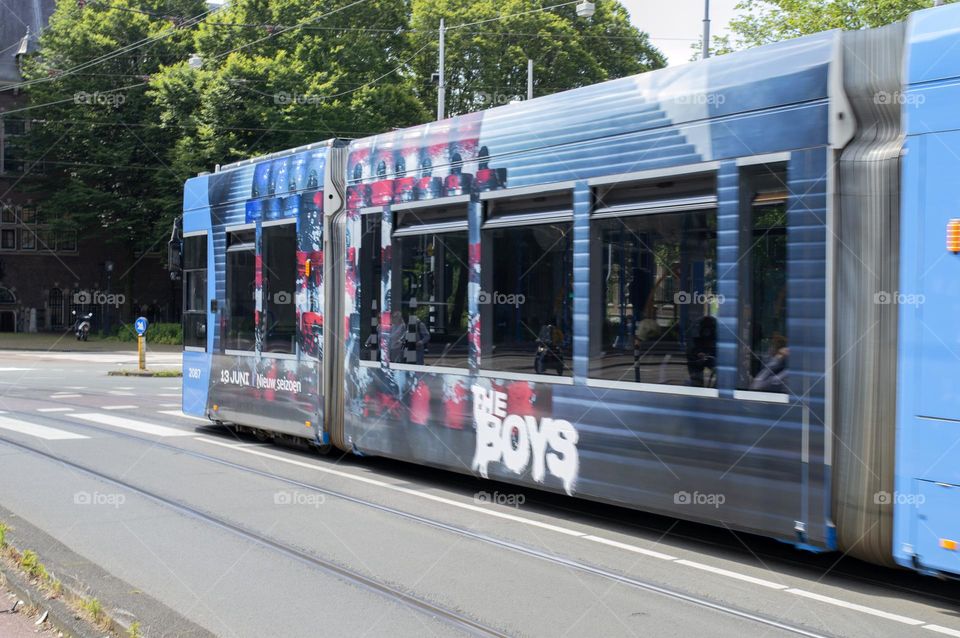 Theme Tram 19 Amazon Prime The Boys At Amsterdam The Netherlands 13-6-2024
