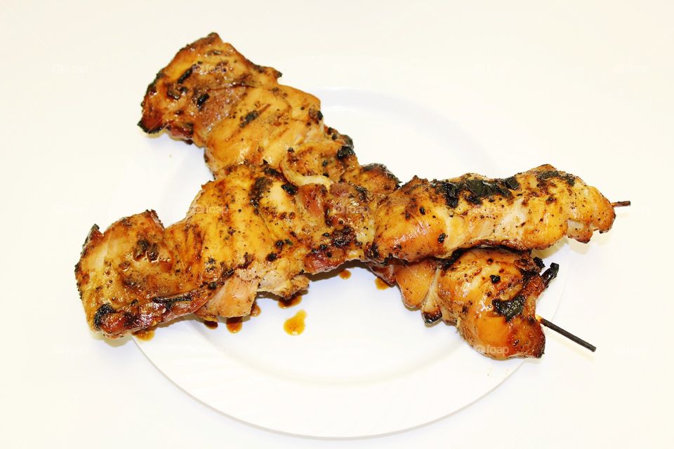 grilled chicken kabobs