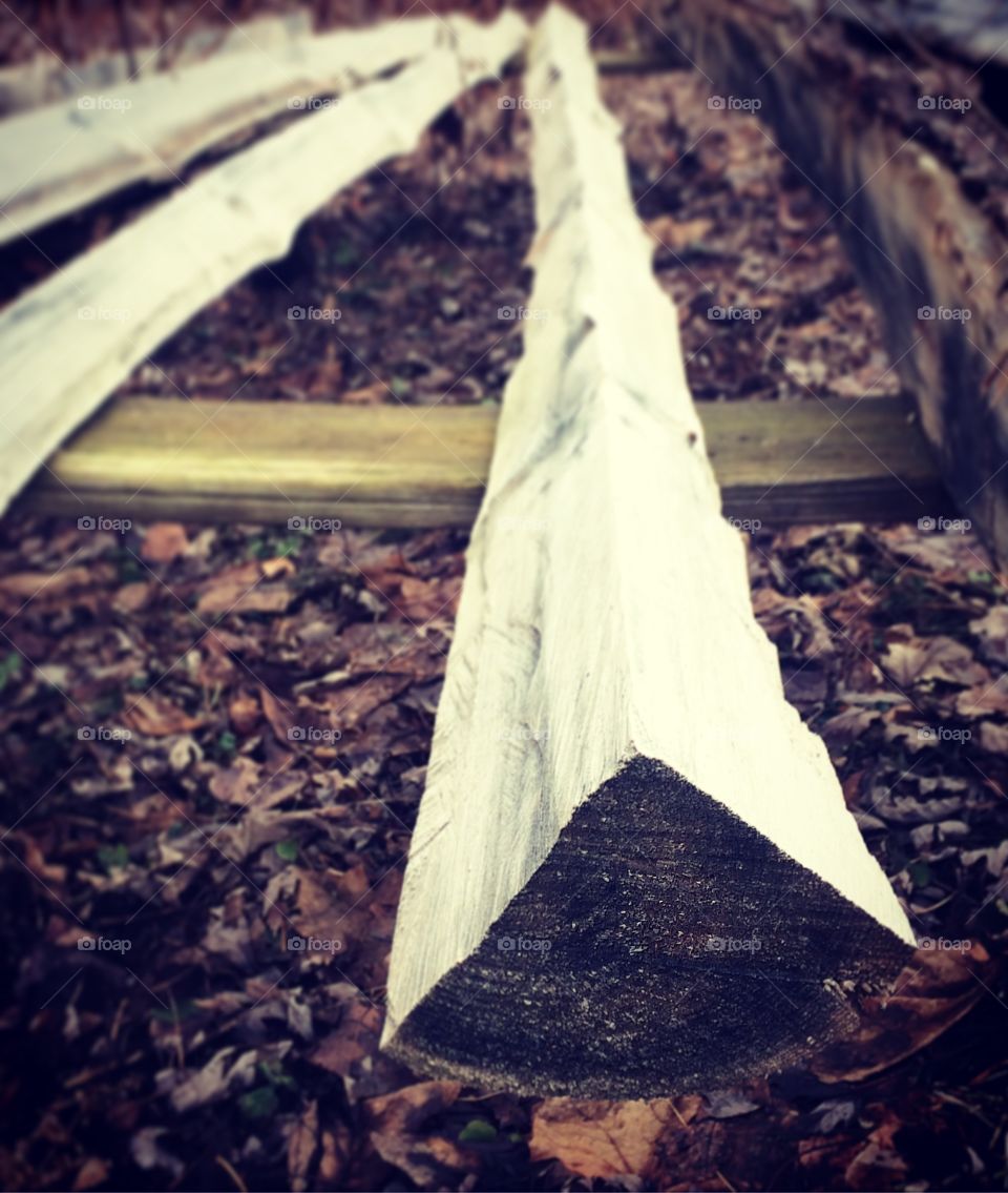 Wood rails