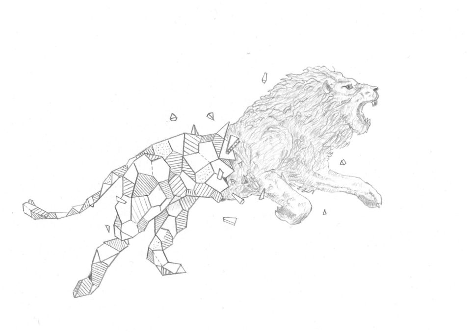 Geometric Lion