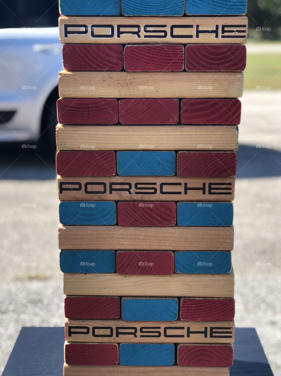 Porsche game at the racetrack 