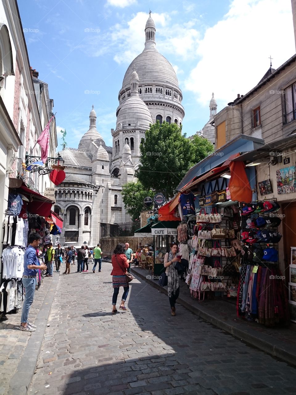 Paris, Montmartre, Sacre Coeur church